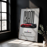 Chiron Sport Car Poster