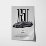 765LT Car Poster