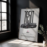765LT Car Poster
