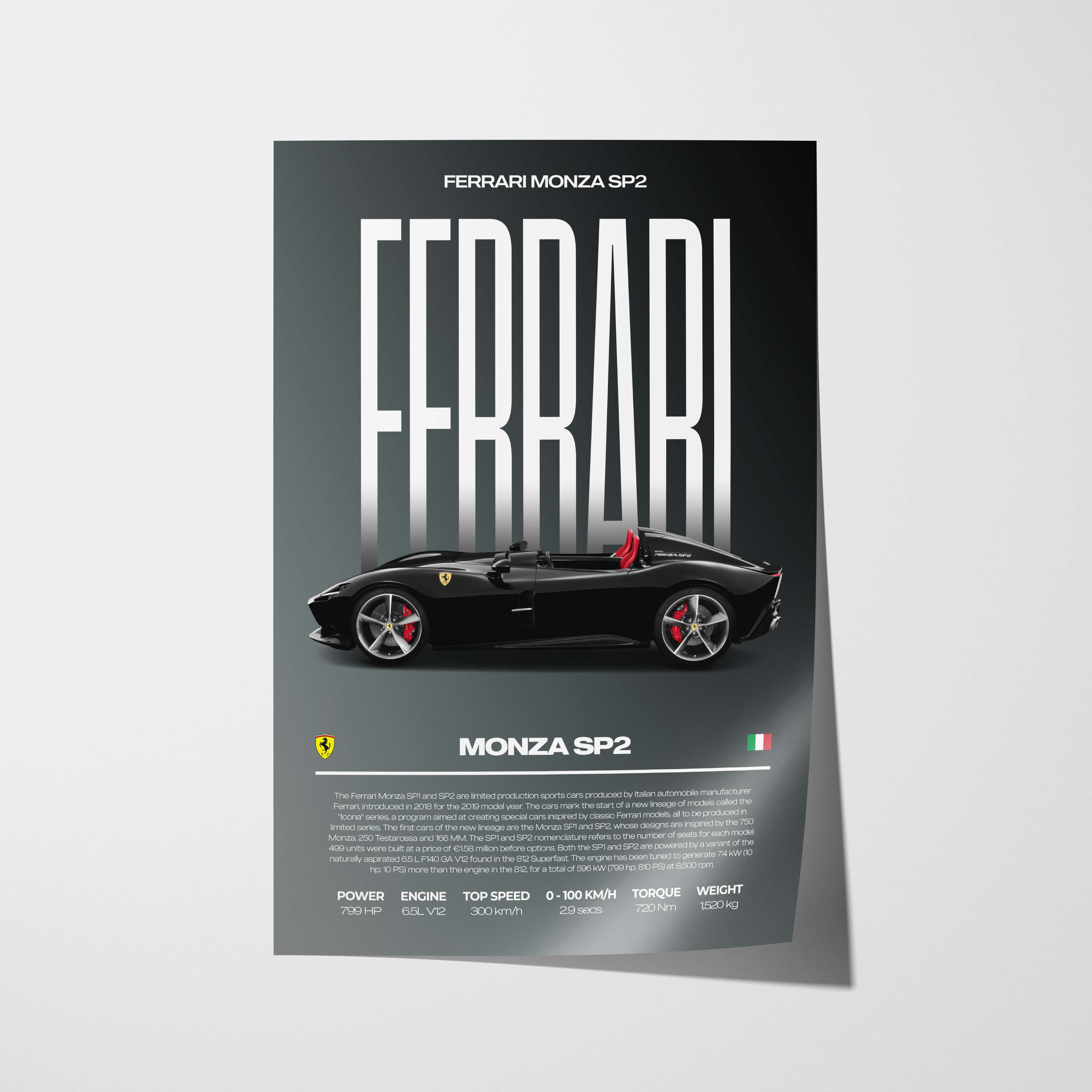 Ferrari Monza SP2 Poster