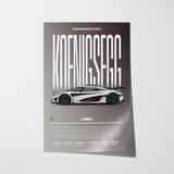 Koenigsegg One:1 Poster