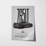765LT Car Poster