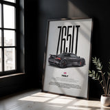 765LT Car Poster