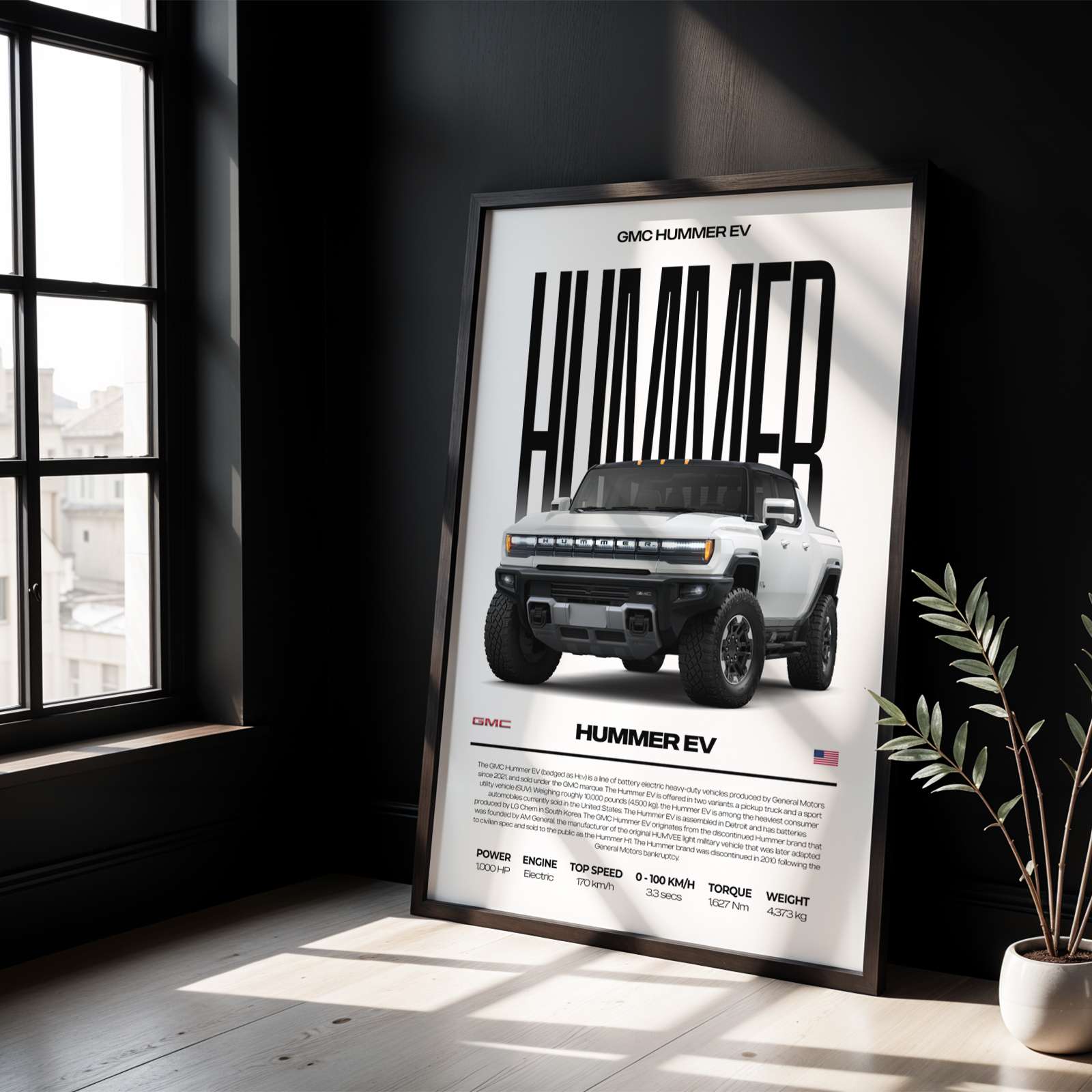 GMC Hummer EV Poster