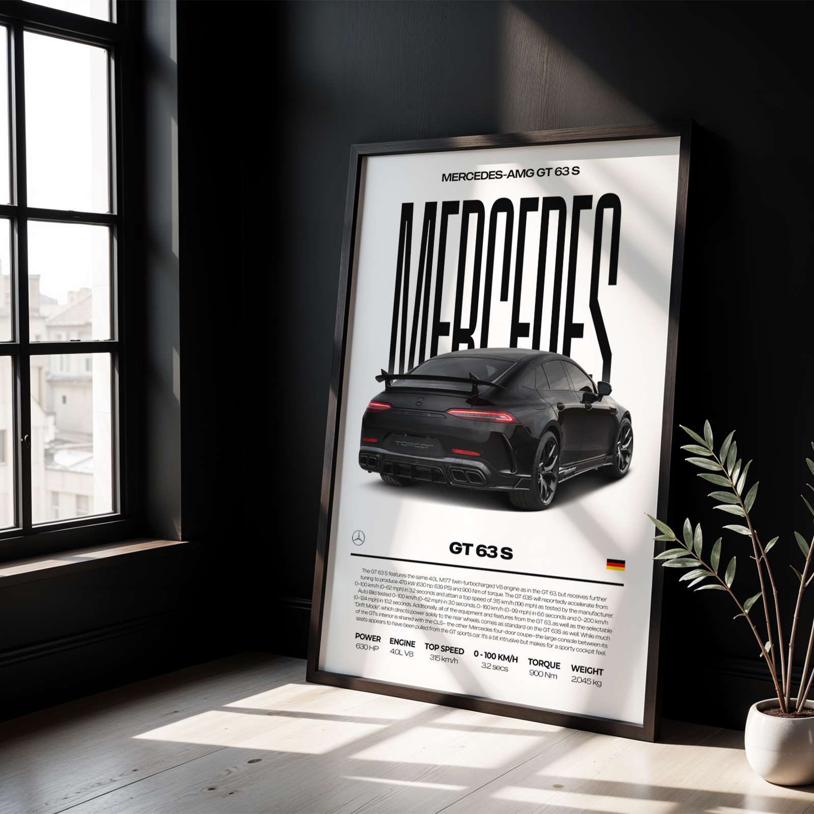 Mercedes-AMG GT 63 S Poster