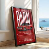 BMW M3 E30 Poster