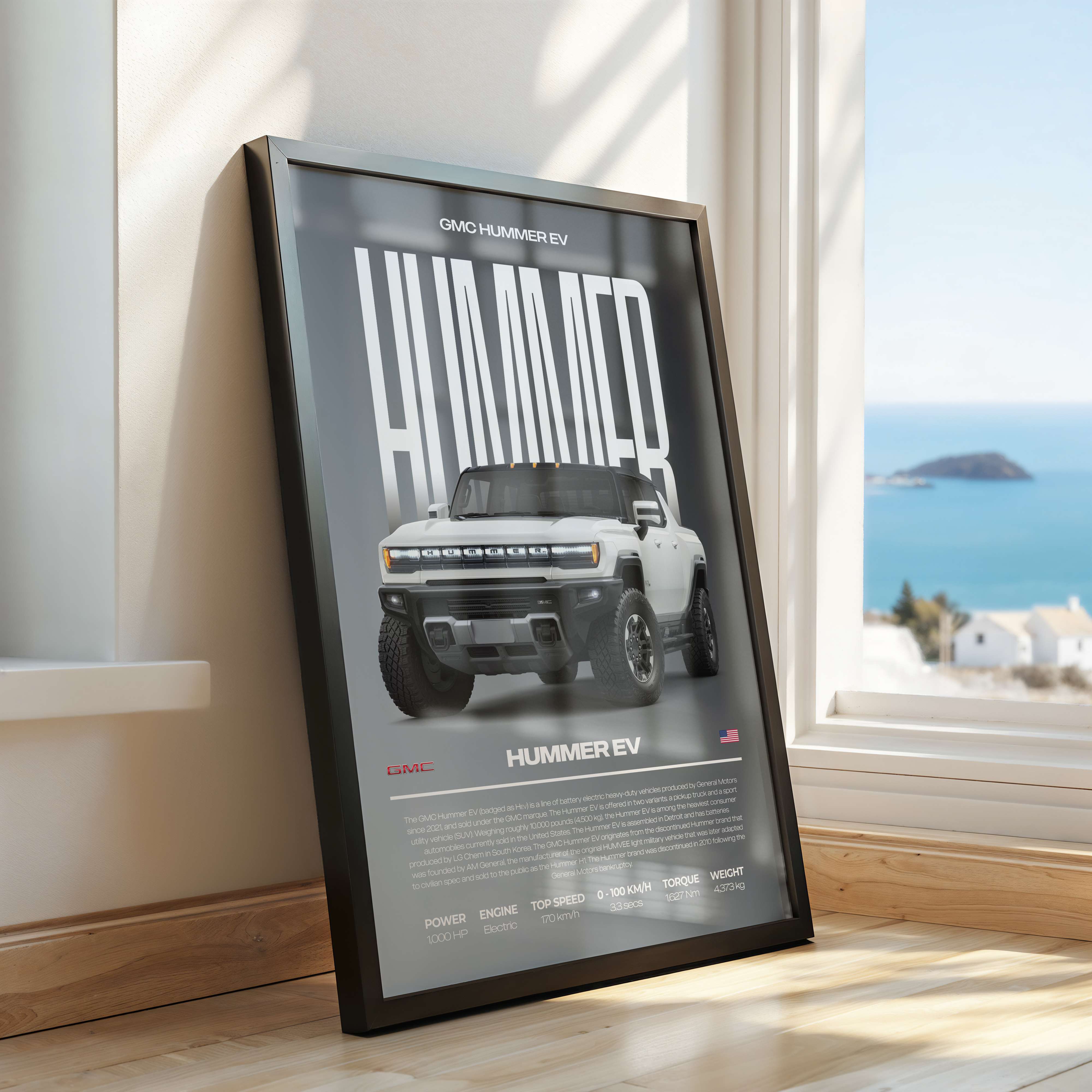 GMC Hummer EV Poster