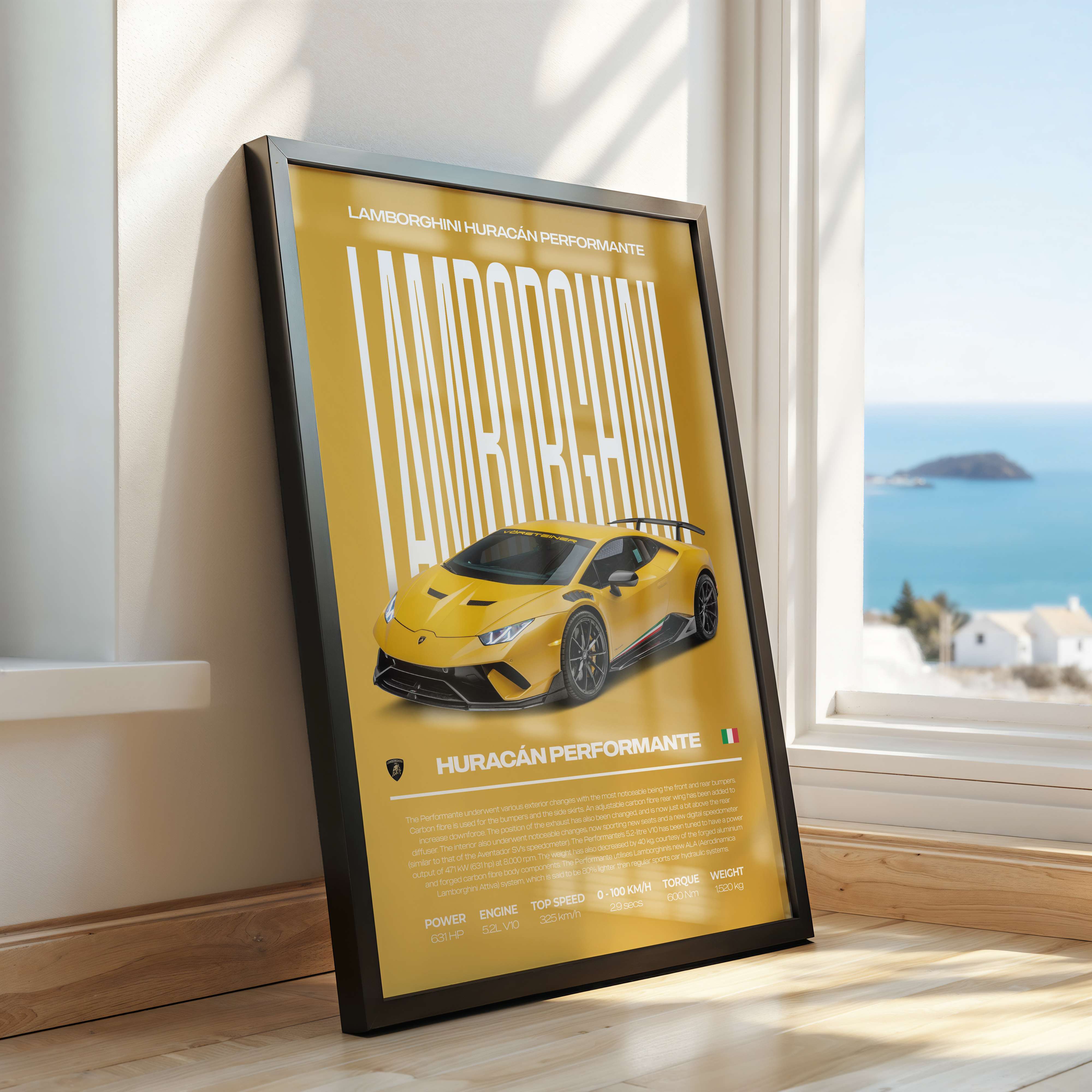 Lamborghini Huracán Performante Poster