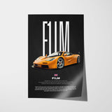F1 LM Car Poster