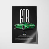 GT R Car Poster