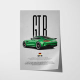 GT R Car Poster