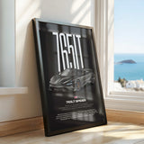 765LT Spider Car Poster