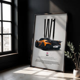W1 Car Poster