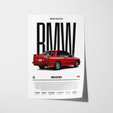 BMW M3 E30 Poster