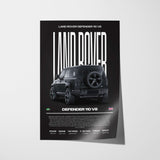 Land Rover Defender 110 V8 Poster