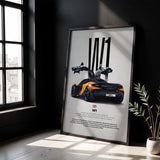 W1 Car Poster