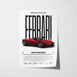 Ferrari Daytona SP3 Poster