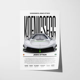 Koenigsegg Jesko Attack Poster