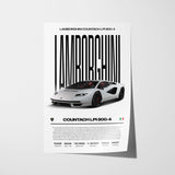 Lamborghini Countach LPI 800-4 Poster