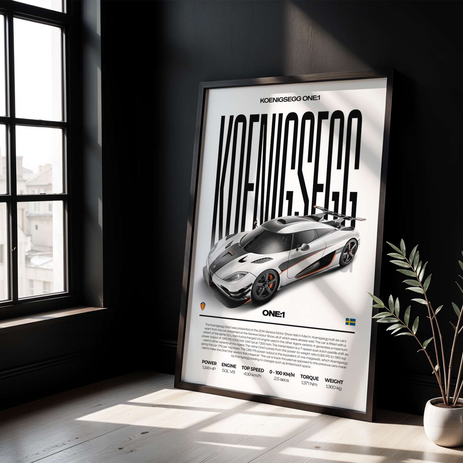 Koenigsegg One:1 Poster