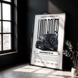 Land Rover Defender 110 V8 Poster