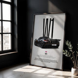 W1 Car Poster