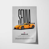 Senna LM Car Poster