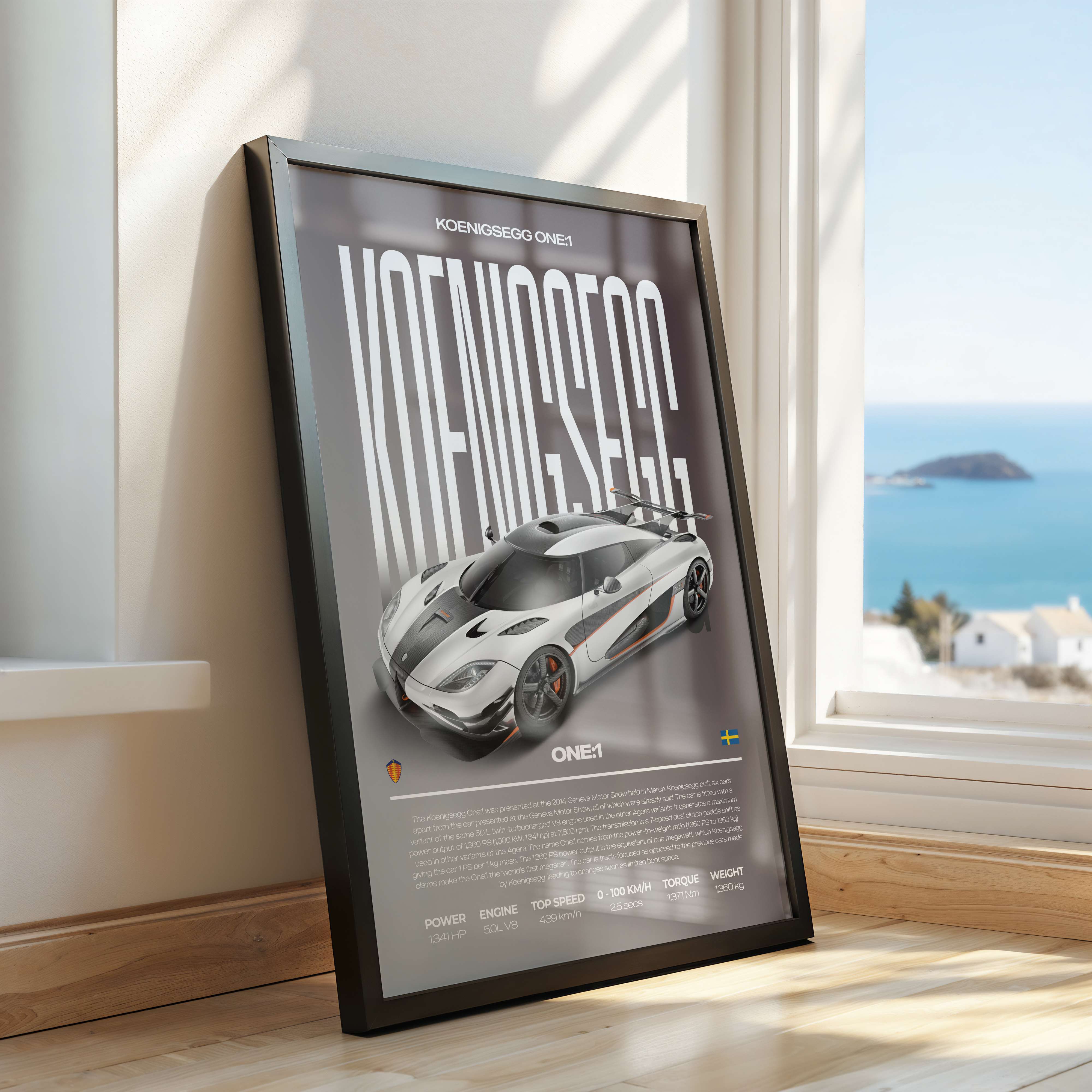 Koenigsegg One:1 Poster