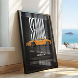 Senna LM Car Poster