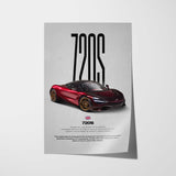720S Car Poster