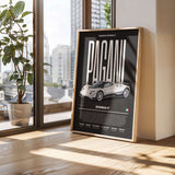 Pagani Zonda F Poster