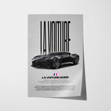 La Voiture Noire Car Poster