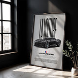 La Voiture Noire Car Poster