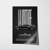 La Voiture Noire Car Poster