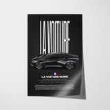 La Voiture Noire Car Poster