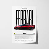 Ferrari F80 Poster