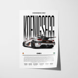 Koenigsegg One:1 Poster