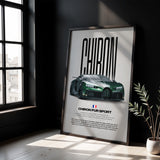 Chiron Pur Sport Car Poster