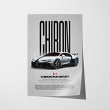 Chiron Pur Sport Car Poster