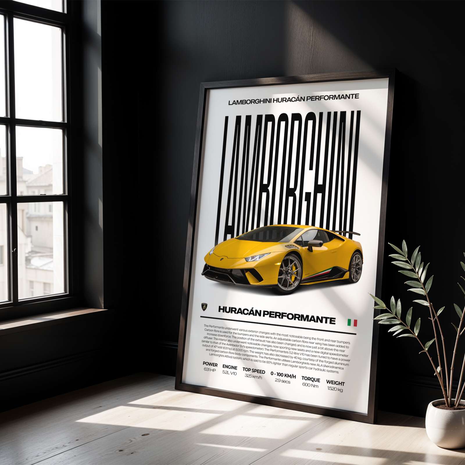 Lamborghini Huracán Performante Poster