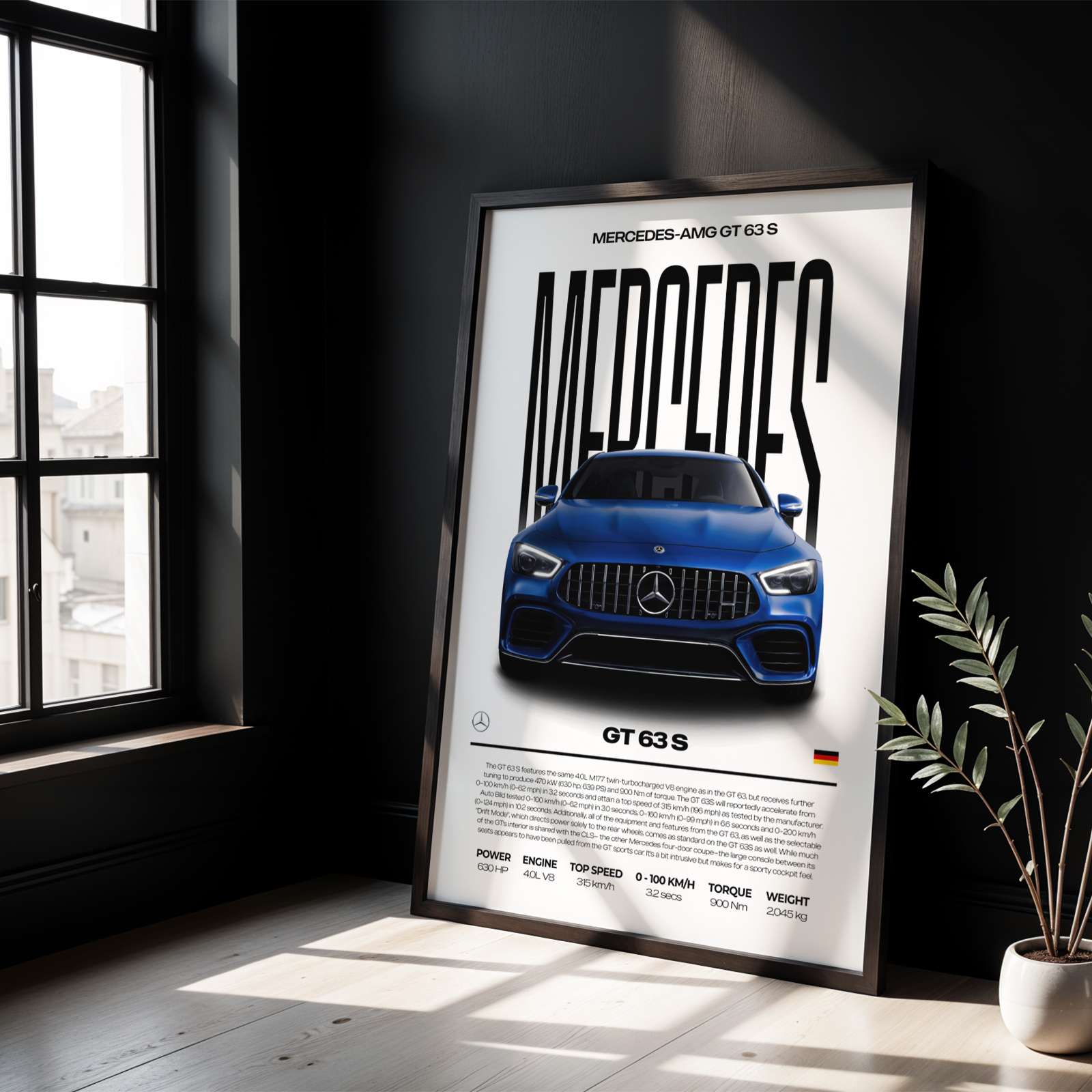 Mercedes-AMG GT 63 S Poster