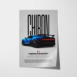 Chiron Pur Sport Car Poster