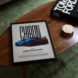 Chiron Pur Sport Car Poster