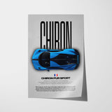 Chiron Pur Sport Car Poster