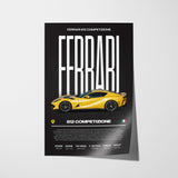 Ferrari 812 Competizione Poster