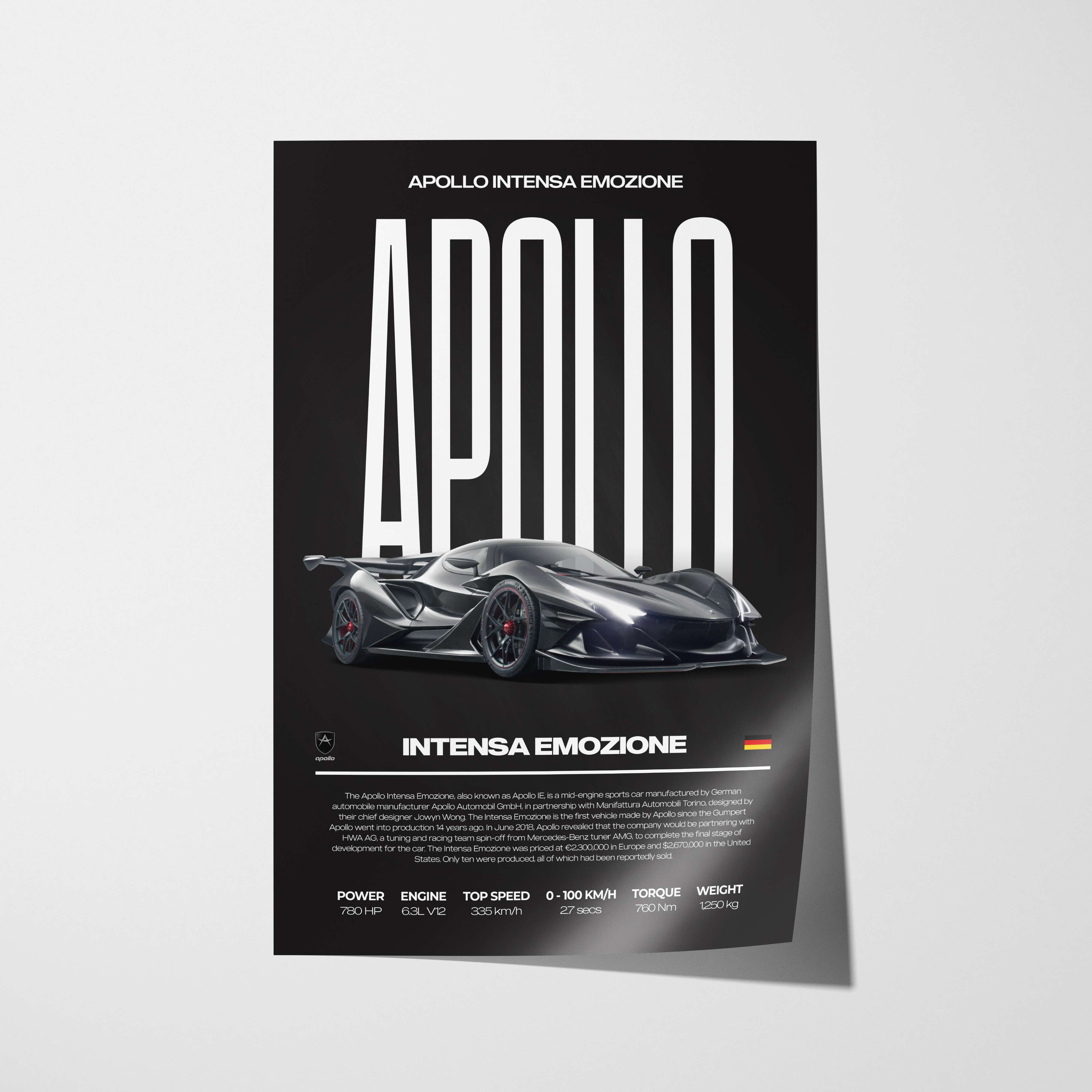 Apollo Intensa Emozione Poster