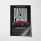 Pagani Utopia Roadster Poster