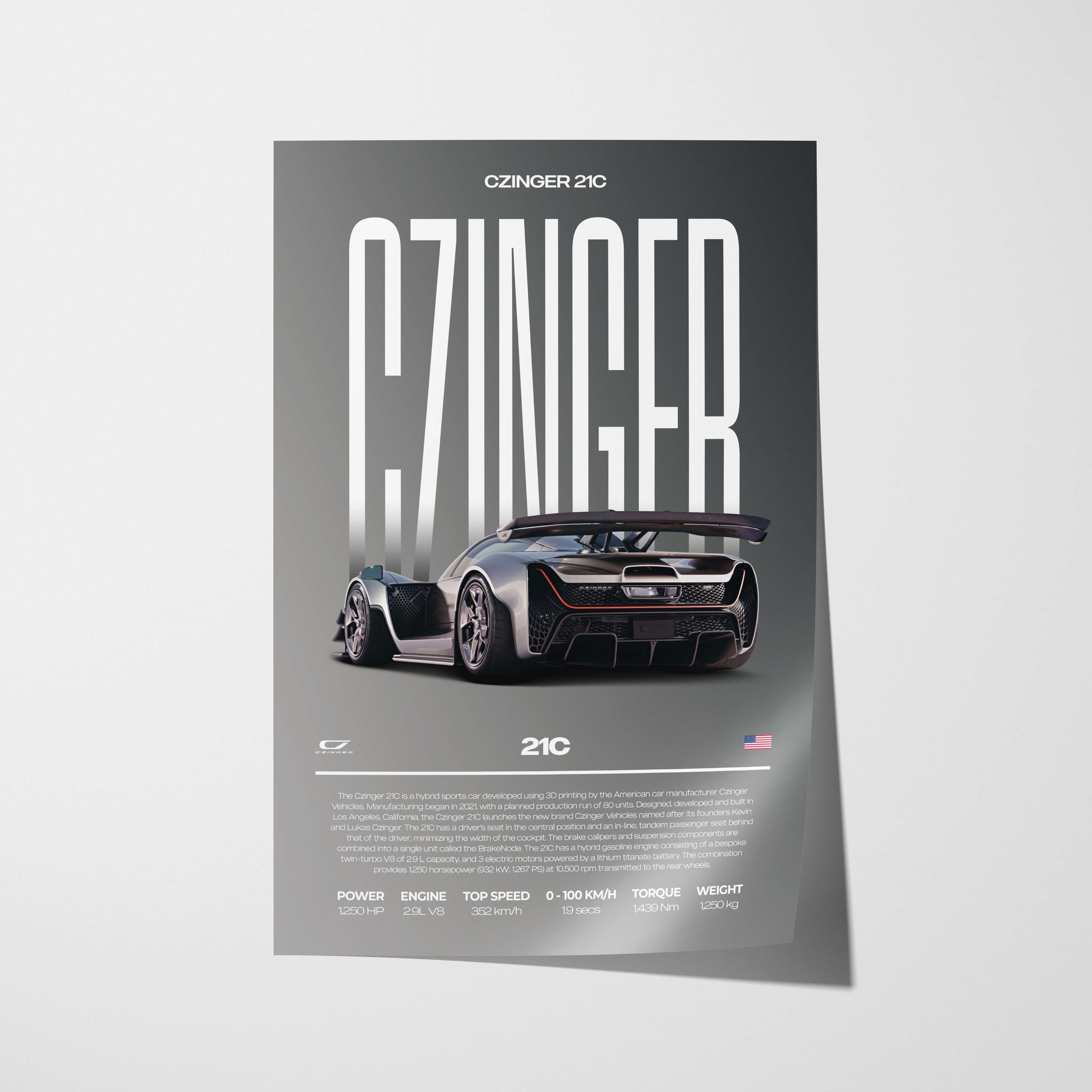 Czinger 21C Poster