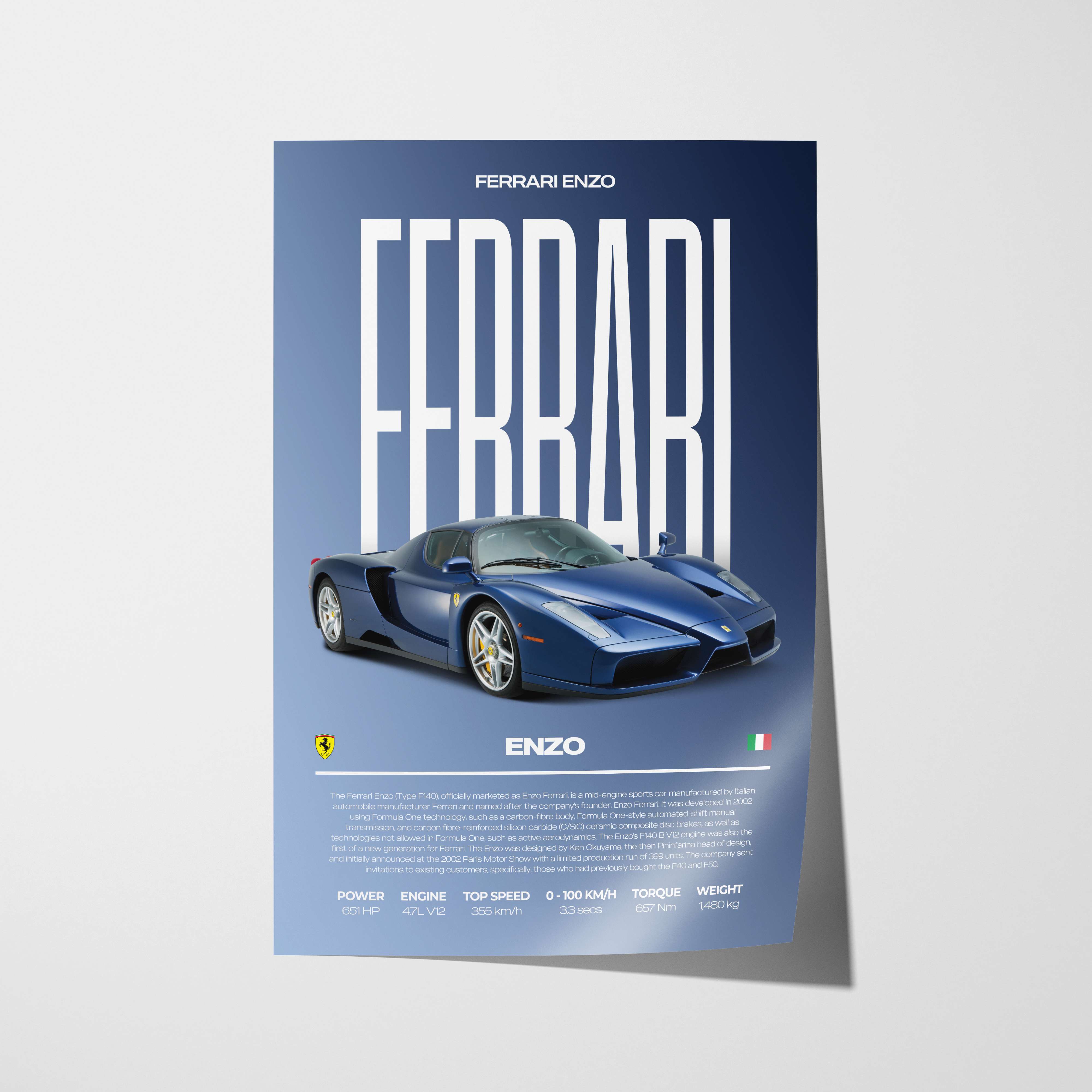 Ferrari Enzo Poster