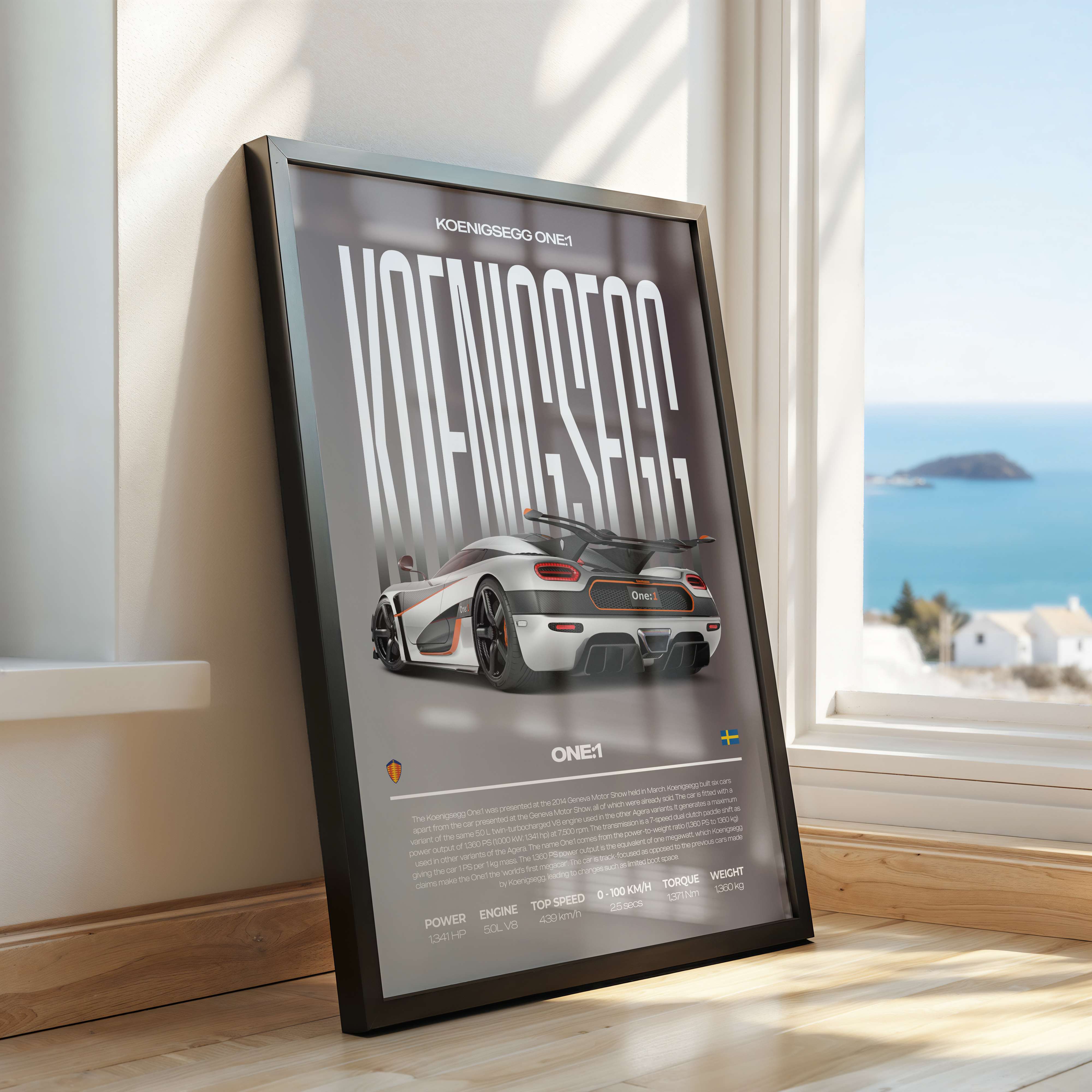 Koenigsegg One:1 Poster